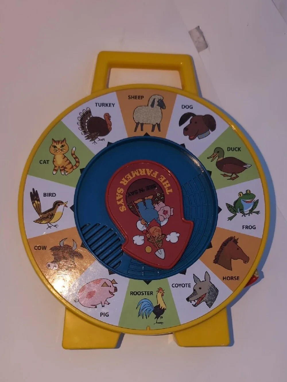 Fisher Price Classics  Farmer Says See 'n Say - Vintage Learning Toy, Sounds an